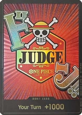 Image of DON!! Card (Judge Promo) - One Piece Promotion Cards Foil