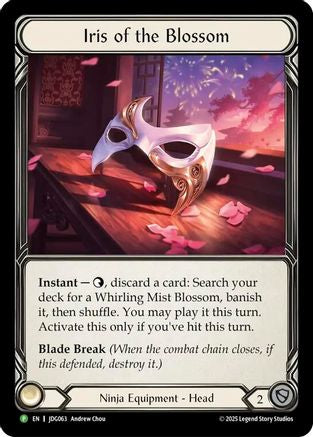 Image of Iris of the Blossom - JDG063 (JDG063) - Flesh and Blood: Promo Cards Cold Foil