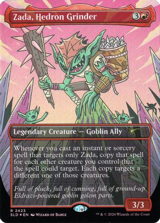 Image of Zada, Hedron Grinder (Display Commander) - Thick Stock (SLD-2423) - Secret Lair Drop Series Foil