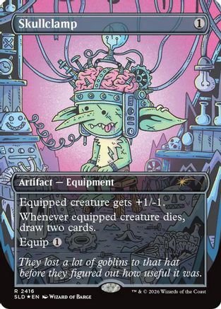 Image of Skullclamp (2416) (SLD-2416) - Secret Lair Drop Series Foil