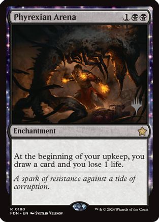 Image of Phyrexian Arena (PPSOS-180) - Promo Pack: Secrets of Strixhaven