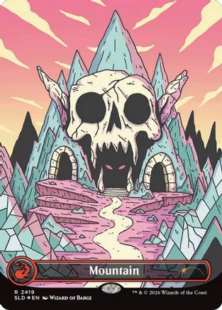 Image of Mountain (2419) (SLD-2419) - Secret Lair Drop Series Foil