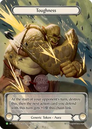 Image of Toughness - FAB395 (FAB395) - Flesh and Blood: Promo Cards Cold Foil