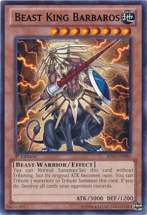 Image of Beast King Barbaros [BP02-EN080] Rare