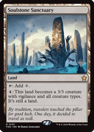 Image of Soulstone Sanctuary (PPSOS-133) - Promo Pack: Secrets of Strixhaven Foil