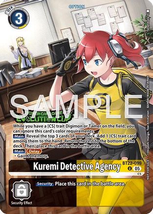 Image of Kuremi Detective Agency (Evolution Cup 2026 Vol. 2) (BT22-099) - Cyber Eden Foil