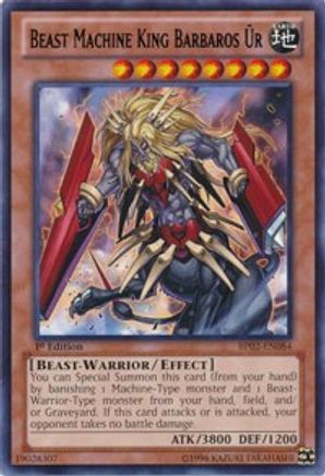 Image of Beast Machine King Barbaros Ur [BP02-EN084] Rare