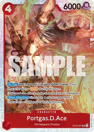 Image of Portgas.D.Ace (ST30-007) - Starter Deck EX: Luffy & Ace Foil