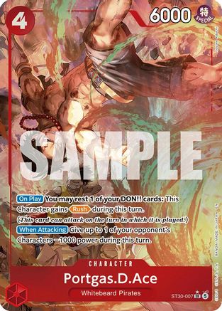 Image of Portgas.D.Ace (Parallel) (ST30-007) - Starter Deck EX: Luffy & Ace Foil
