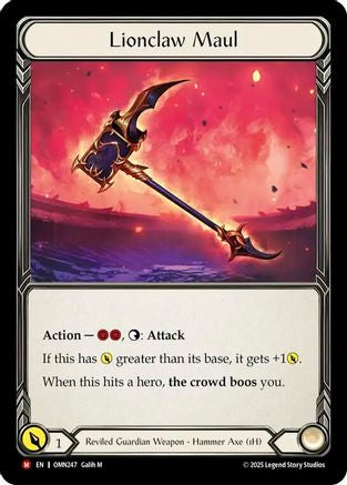 Image of Lionclaw Maul (OMN247) - Omens of the Third Age