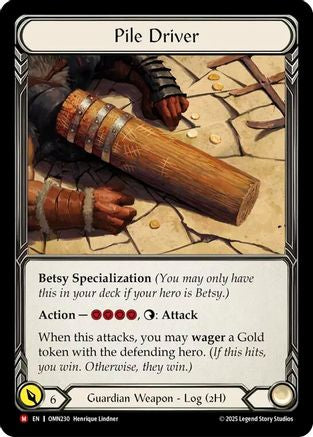 Image of Pile Driver (OMN230) - Omens of the Third Age Rainbow Foil