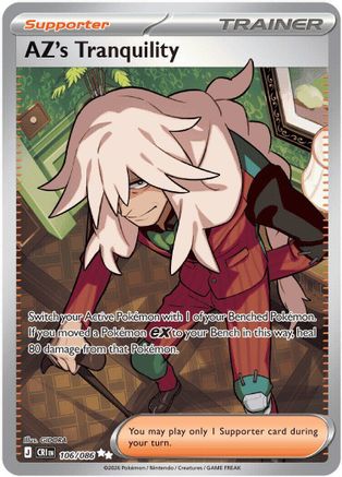 Image of AZ's Tranquility 106/086  - Holofoil ME04 Chaos Rising - Ultra Rare