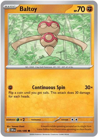 Image of Baltoy 046  ME04 Chaos Rising - Common