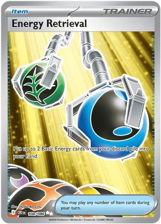 Image of Energy Retrieval 108  - Holofoil ME04 Chaos Rising - Ultra Rare