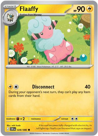 Image of Flaaffy 028  ME04 Chaos Rising - Common