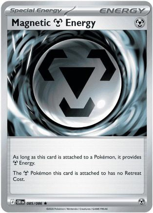 Image of Magnetic M Energy 085  - Reverse Holofoil ME04 Chaos Rising - Rare