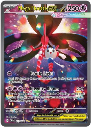 Image of Mega Floette ex 117/086  - Holofoil ME04 Chaos Rising - Special Illustration Rare