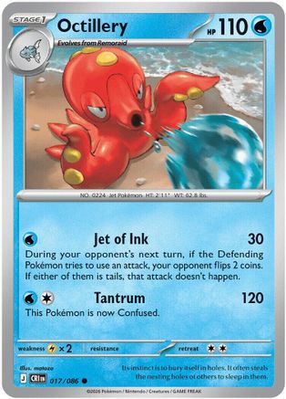 Image of Octillery 017  ME04 Chaos Rising - Common