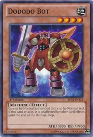 Image of Dododo Bot [BP02-EN118] Common