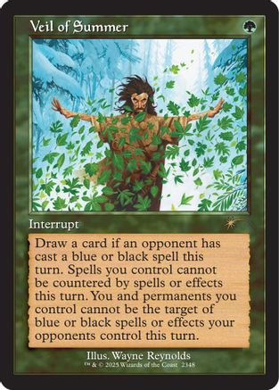 Image of Veil of Summer (2348) (SLD-2348) - Secret Lair Drop Series Foil