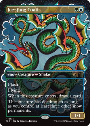 Image of Ice-Fang Coatl (0171) (SLD-171) - Secret Lair Drop Series