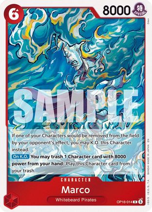 Image of Marco (OP16-014) - The Time of Battle Foil
