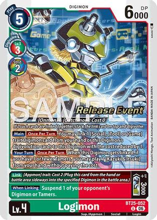 Image of Logimon (BT25-052) - Dual Revolution Release Event Cards Foil