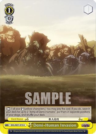 Image of Demi-Human Invasion (OVL/SE51-E15 U) - Nazarick: Tomb of the Undead Vol.3 Extra Booster