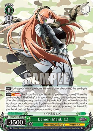 Image of Demon Maid, CZ (OVL/SE51-E18 RR) - Nazarick: Tomb of the Undead Vol.3 Extra Booster