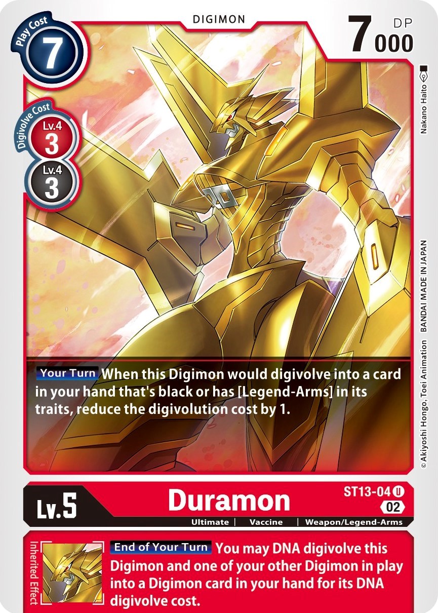 Image of Duramon [ST13-04] [Starter Deck: Ragnaloardmon]