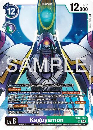 Image of Kaguyamon (EX12-065) - Digital World Shambala Foil