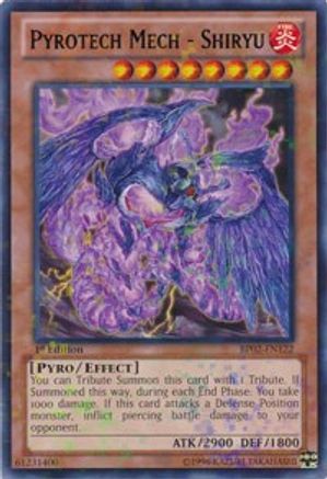 Image of Pyrotech Mech - Shiryu [BP02-EN122] Mosaic Rare