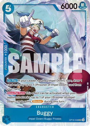 Image of Buggy (OP16-048) - The Time of Battle Foil