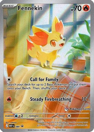 Image of Fennekin 080  - Holofoil ME Mega Evolution Promo - Promo