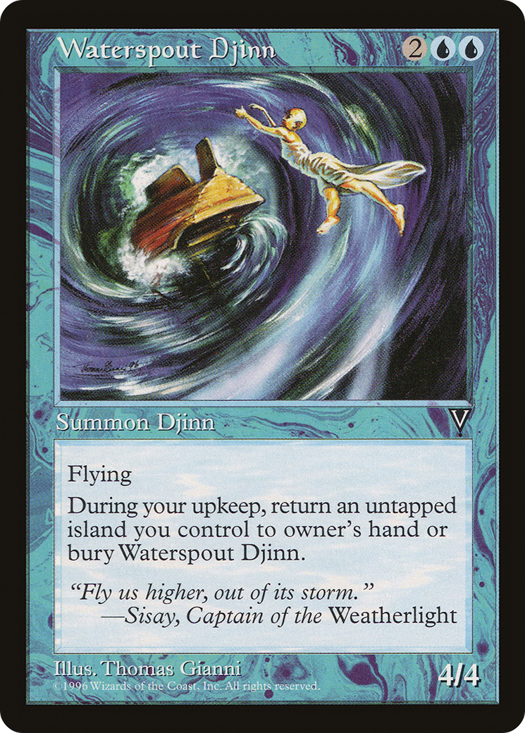 Image of Waterspout Djinn [Visions]