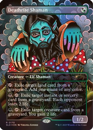 Image of Deathrite Shaman (Rainbow Foil) (SLD-170) - Secret Lair Drop Series Foil