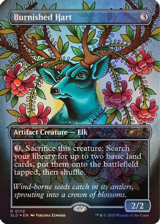 Image of Burnished Hart (Rainbow Foil) (SLD-172) - Secret Lair Drop Series Foil