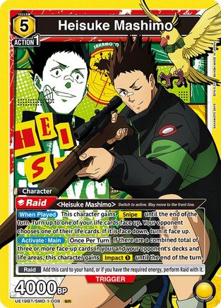 Image of Heisuke Mashimo (008) (UE19BT/SMD-1-008) - UE19BT SAKAMOTO DAYS Foil