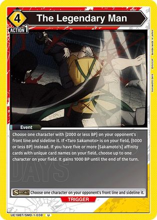 Image of The Legendary Man (UE19BT/SMD-1-038) - UE19BT SAKAMOTO DAYS