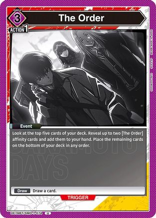 Image of The Order (UE19BT/SMD-1-074) - UE19BT SAKAMOTO DAYS