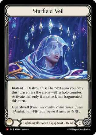 Image of Starfield Veil (AZS003) - Armory Deck: Zyggy Rainbow Foil