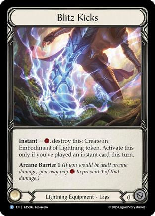Image of Blitz Kicks (AZS006) - Armory Deck: Zyggy Rainbow Foil