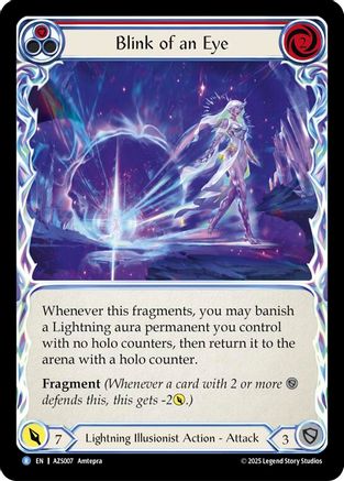 Image of Blink Of An Eye (Red) (AZS007) - Armory Deck: Zyggy