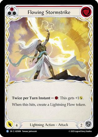 Image of Flowing Stormstrike (Red) (AZS009) - Armory Deck: Zyggy