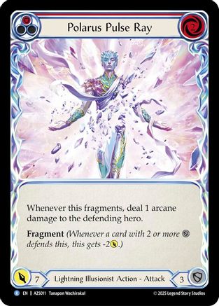 Image of Polarus Pulse Ray (Red) (AZS011) - Armory Deck: Zyggy