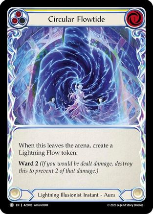 Image of Circular Flowtide (Yellow) (AZS018) - Armory Deck: Zyggy