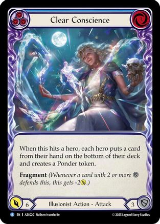 Image of Clear Conscience (Blue) (AZS020) - Armory Deck: Zyggy