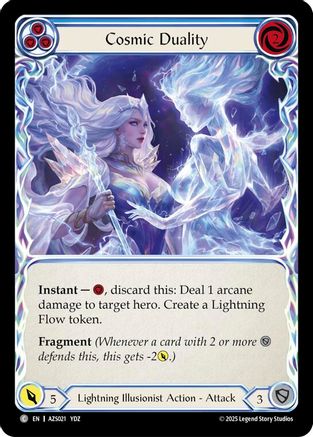 Image of Cosmic Duality (Blue) (AZS021) - Armory Deck: Zyggy