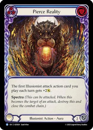 Image of Pierce Reality (Blue) (AZS024) - Armory Deck: Zyggy
