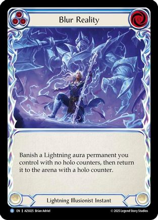 Image of Blur Reality (Blue) (AZS025) - Armory Deck: Zyggy